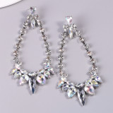 Exaggerated and Atmospheric Colored Diamond Earrings