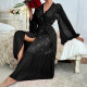 V-neck Evening Dress Pajamas