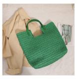 Large Capacity Handbag Woven Bag Beach Vacation Beach Bag