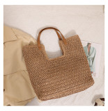 Large Capacity Handbag Woven Bag Beach Vacation Beach Bag