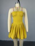 Hornet Strapless Backless High Waist Dress