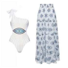 Backless Chiffon Beach Skirt