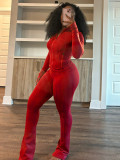 Tight Long Sleeves Micro-tender Two-piece Set