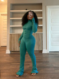 Tight Long Sleeves Micro-tender Two-piece Set
