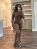 Tight Long Sleeves Micro-tender Two-piece Set