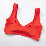 Sleeveless Vest Hollow Casual Set
