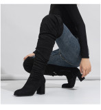 Over-knee Boots Soft-faced Thick-heeled Women's Boots
