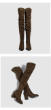 Over-knee Boots Soft-faced Thick-heeled Women's Boots