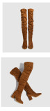 Over-knee Boots Soft-faced Thick-heeled Women's Boots
