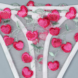 Embroidered Three-dimensional Jacquard Gathers Sexy Two-piece Suit