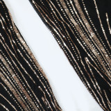 Sequin Round Neck Jumpsuit