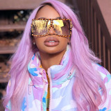 Fashion Sunglasses Women Ladies Red Fashion Oversized Square Sun Glasses Driving Shades Eyewear UV400 gafas de sol