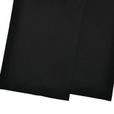 Casual Women's Trousers Slim-fit Splicing Printed Waist-hugging Straight-leg Pants