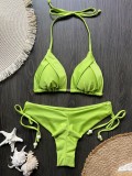 Solid Color Swimsuit Beach Sexy Ladies Swimsuit