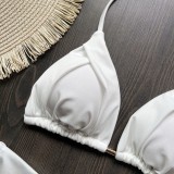 Solid Color Swimsuit Beach Sexy Ladies Swimsuit