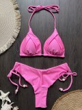 Solid Color Swimsuit Beach Sexy Ladies Swimsuit