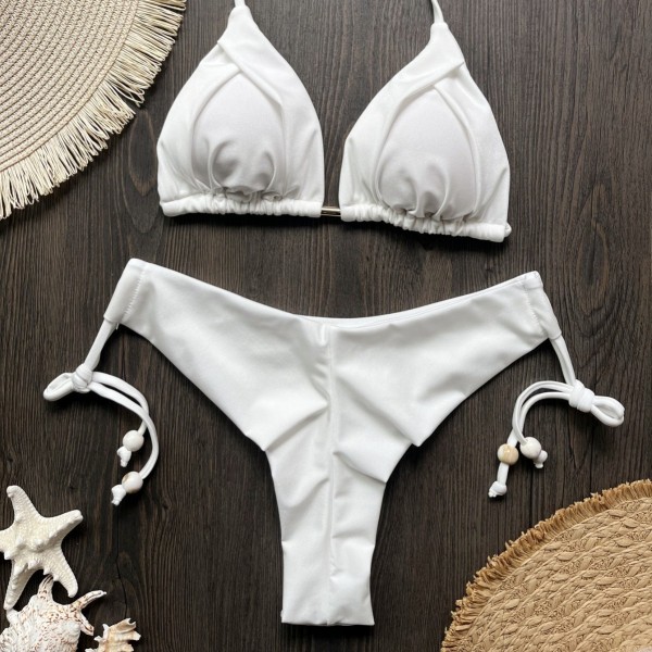 Solid Color Swimsuit Beach Sexy Ladies Swimsuit