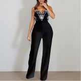 Sling-wrapped Chest Jumpsuit