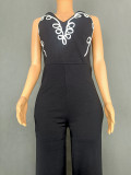 Sling-wrapped Chest Jumpsuit