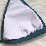 Bikini Plain Women Split Strap Luxury Diamond Swimsuit Metal Chain Accessories Swimsuit