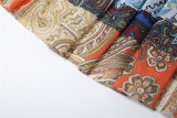 Cake Skirt High Waist Retro Printed Skirt