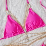 Bikini Crystal Diamond Body Chain Decorative Swimsuit
