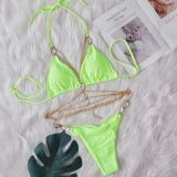 Bikini Crystal Diamond Body Chain Decorative Swimsuit