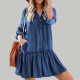 Classic Versatile Denim Dress