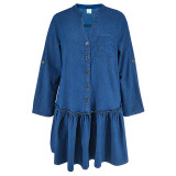 Classic Versatile Denim Dress