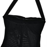 Condensed Women's Long Skirt with Backpack Hips