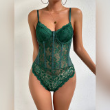 Lace Slim and Slim Back-revealed Jumpsuit