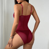 Lace Slim and Slim Back-revealed Jumpsuit