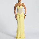 Condensed Women's Long Skirt with Backpack Hips