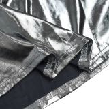 Elegant High-neck Arm-covered Skirt