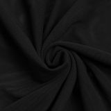 Strapple-wrapped Arm Pleated Mesh Skirt Sets