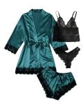 Women's Pajamas 4 Piece Set