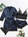 Women's Pajamas 4 Piece Set
