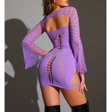 Dress Strapless Hollow Style