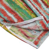 Casual Striped Tops and Trousers Two-piece Set