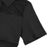 Sexy Perspective Mesh Splicing Arm-packing Dress