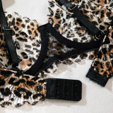 Sexy Leopard Print Lingerie Set