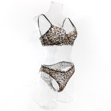 Sexy Leopard Print Lingerie Set