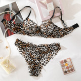 Sexy Leopard Print Lingerie Set