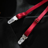 Mesh PU Leather Splicing Perspective Jumpsuit