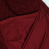 V-neck Sexy Long Skirt Backless Temperament Dress