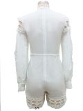 Sexy Hollow Long-sleeved Jumpsuit