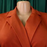 Loose Wide-leg Jumpsuits with Waist-closed Chain