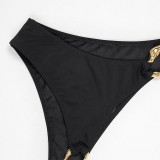 Lace Bikini Cross-border Split Women's Swimsuit Three-Piece Set