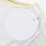 Sexy Bikini Solid Mesh Beach Dress