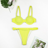 Three-piece Set of Sexy Printed Cross-border Split Women's Swimsuits